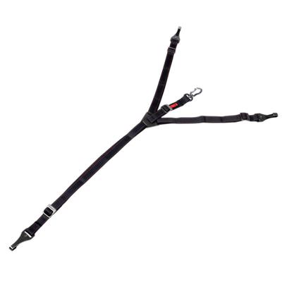 KONG Autoveiligheidsgordel Ultimate Safety Tether, zwart-rood