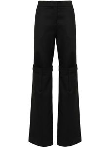 Coperni pantalon droit à design superposé - Noir