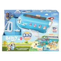 Moose Toys Bluey 3in1 vliegtuig met 2 speelfiguren