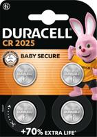 Duracell knoopcel Specialty Electronics CR2025, blister van 4 stuks