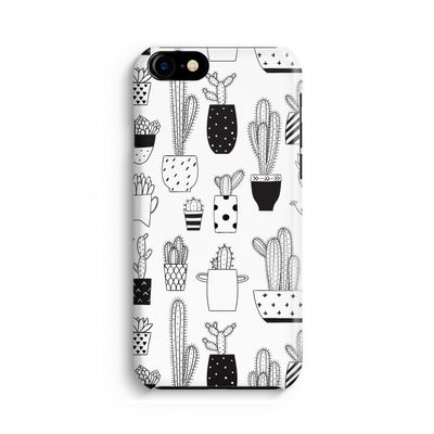 Cactusmotief: Volledig Geprint iPhone 7 Hoesje