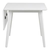 by fonQ basic Crow Eettafel Inklapbaar - 120 x 80 cm - Wit