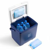 Brisby 13 liter Koelbox Blauw met 2 koelelementen - thumbnail