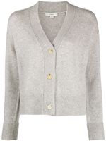 Vince cardigan boutonné à col v - Gris