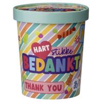 Paperdreams Snoepbeker ø12x14cm - bedankt