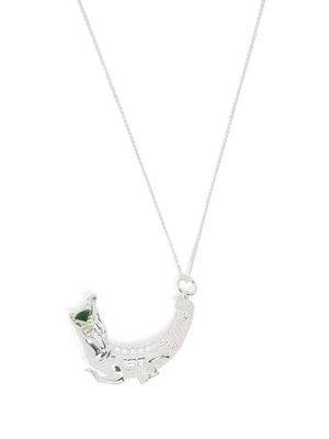 Hatton Labs collier à pendentif Gator - Argent