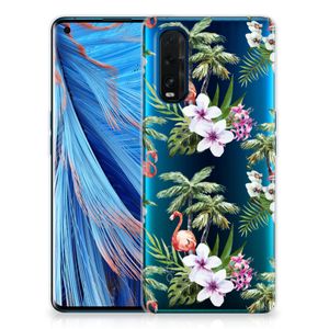 OPPO Find X2 TPU Hoesje Flamingo Palms