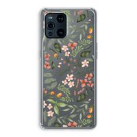 Sweet little flowers: Oppo Find X3 Transparant Hoesje