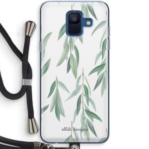 Branch up your life: Samsung Galaxy A6 (2018) Transparant Hoesje met koord