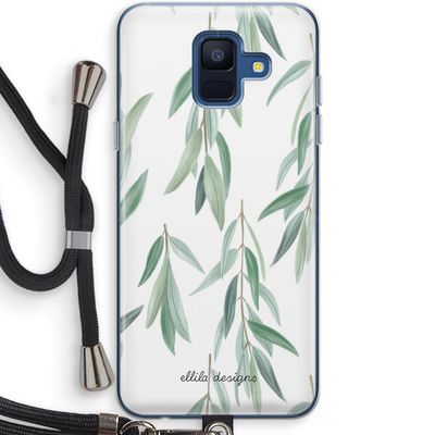 Branch up your life: Samsung Galaxy A6 (2018) Transparant Hoesje met koord