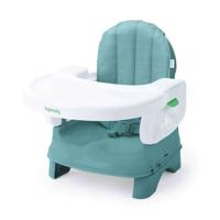 INGENUITY Deluxe Opvouwbare Zitverhoger Turquoise, Draagbaar met Blad en Riemen Inbegrepen INGENUITY Deluxe Opvouwbare Zitverhoger Turquoise, Draagbaar met Blad en Riemen Inbegrepen