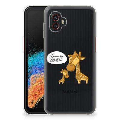 Samsung Galaxy Xcover 6 Pro Telefoonhoesje met Naam Giraffe Samsung Galaxy Xcover 6 Pro Telefoonhoesje met Naam Giraffe