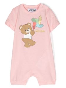 Moschino Kids combinaison Teddy Bear en coton - Rose