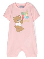 Moschino Kids combinaison Teddy Bear en coton - Rose