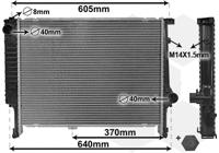 Van Wezel Radiateur 06002167 - thumbnail