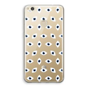 Eyes pattern: Huawei Ascend P8 Lite (2017) Transparant Hoesje