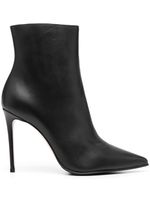 Le Silla bottines Eva 100 mm en cuir - Noir - thumbnail