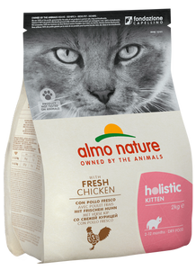 Almo Nature Holistic kat kitten kip en rijst 2kg