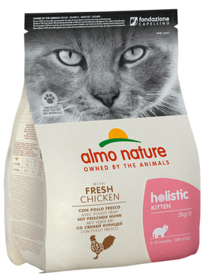 Almo Nature Holistic kat kitten kip en rijst 2kg