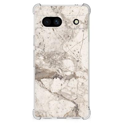 Google Pixel 7A Anti-Shock Hoesje Marmer Beige Google Pixel 7A Anti-Shock Hoesje Marmer Beige