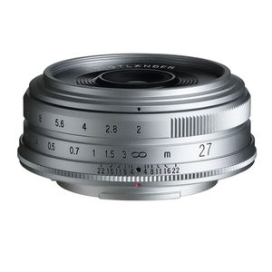 Voigtländer Ultron 27mm F/2 Fujifilm X zilver