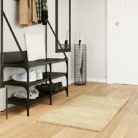 VidaXL Vloerkleed pamplona shaggy hoogpolig modern 60x110 cm goudkleur