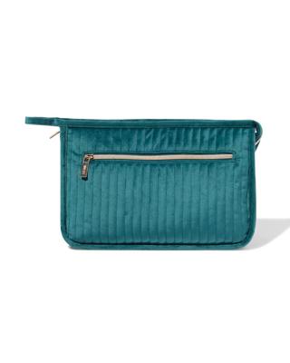 051 Toilettas 30x20cm Velours Rib Groen