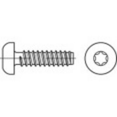 TOOLCRAFT TO-5440986 Plaatschroeven 22 mm Binnen-T Staal Galvanisch verzinkt 1000 stuk(s)
