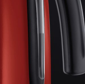 Russell Hobbs 20412-70 waterkoker Zwart, Rood, Roestvrijstaal