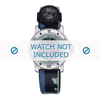 Esprit horlogeband ES108334-008 Leder Zwart