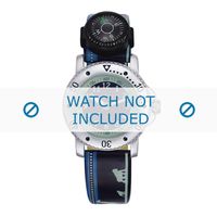 Esprit horlogeband ES108334-008 Leder Zwart