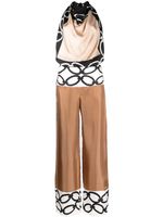 Valentino Garavani combinaison Chain 1967 Foulard en soie - Tons neutres Valentino Garavani combinaison Chain 1967 Foulard en soie - Tons neutres