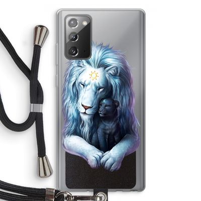Child Of Light: Samsung Galaxy Note 20 / Note 20 5G Transparant Hoesje met koord