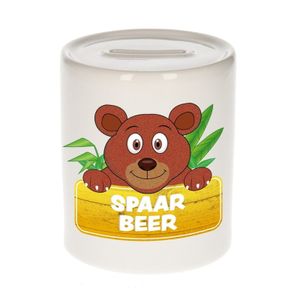 Vrolijke beren spaarpotten 9 cm