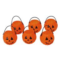 Halloween trick or treat mini pompoen emmertjes - 12x - 7 x 5 cm