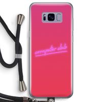 Vice Glow: Samsung Galaxy S8 Transparant Hoesje met koord