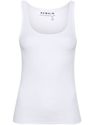 REMAIN Fijngeribbelde tanktop - Wit REMAIN Fijngeribbelde tanktop - Wit