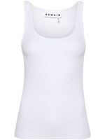 REMAIN Fijngeribbelde tanktop - Wit - thumbnail