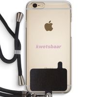 kwetsbaar: iPhone 6 / 6S Transparant Hoesje met koord
