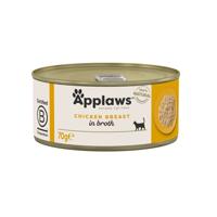 APPLAWS Chicken breast in broth - nat kattenvoer - 70g