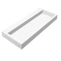 Best Design Wastafel Opera-100 Just Solid Surface 100X42X10 cm - thumbnail