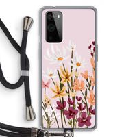 Painted wildflowers: OnePlus 9 Pro Transparant Hoesje met koord