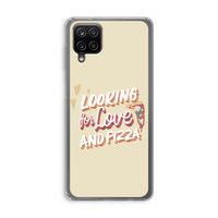 Pizza is the answer: Samsung Galaxy A12 Transparant Hoesje
