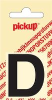 Plakletter Helvetica 40 mm Sticker zwarte letter d - Pickup