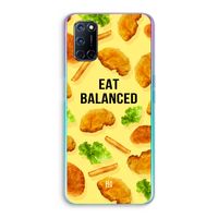 Eat Balanced: Oppo A72 Transparant Hoesje