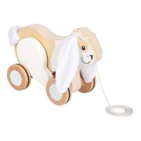 Small Foot - houten trekkonijn met knisperende oren