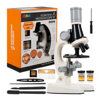 Microscoop Voor Kinderen - Junior Wetenschap Microscoop - Educatief - Tot X1200 - LED Verlichting - Leerzaam Kinder Speelgoed - thumbnail