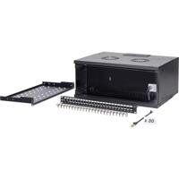 Digitus DN-49201-SET 19inch-patchkast 4 HE Zwart