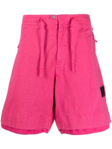 Stone Island Shadow Project bermuda en coton moucheté - Rose