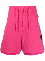 Stone Island Shadow Project bermuda en coton moucheté - Rose - thumbnail